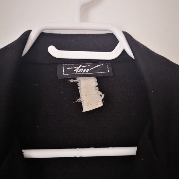 Vintage Cropped Blazer with Studded Collar - Picture 2 of 10